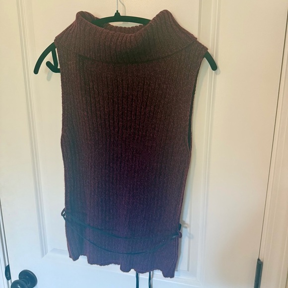 Faded Glory Burgundy Knit Sweater - Picture 1 of 9